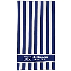 Double Sided Cabana Stripe Beach Towel