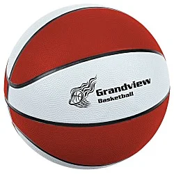 Full Size Rubber Basketball - Two Tone
