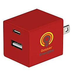 Square USB Wall Charger - USBC