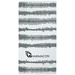 Tie-Dye Cabana Stripe Beach Towel - 24 hr