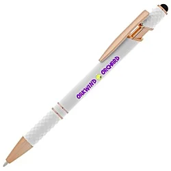 Rita Soft Touch Facet Stylus Metal Pen - Full Color