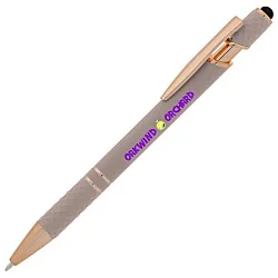 Rita Soft Touch Facet Stylus Metal Pen - Full Color