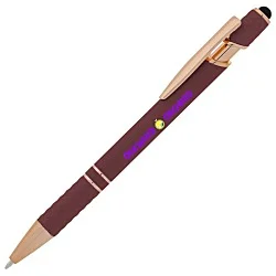 Rita Soft Touch Facet Stylus Metal Pen - Full Color