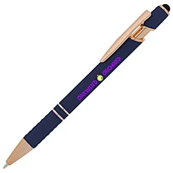 Rita Soft Touch Facet Stylus Metal Pen - Full Color