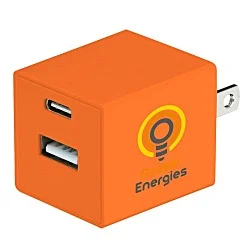Square USB Wall Charger - USBC - 24 hr