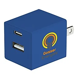 Square USB Wall Charger - USBC - 24 hr