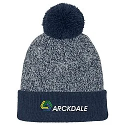 Halftime Heather Pom Beanie