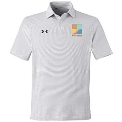 Under Armour Destin Drive Striped Performance Polo - Embroidered