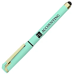 Cali Soft Touch Stylus Gel Pen - Opaque - Matte Gold