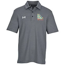 Under Armour Destin Drive Striped Performance Polo - Full Color