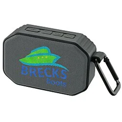 Mini Magnetic Outdoor Speaker with Carabiner - Full Color