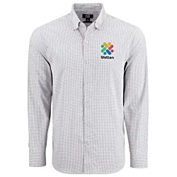 Cutter & Buck Skyline Gingham Dress Shirt - Men's