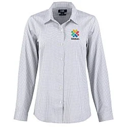 Cutter & Buck Skyline Gingham Dress Shirt - Ladies'
