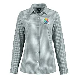 Cutter & Buck Skyline Gingham Dress Shirt - Ladies'