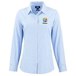 Cutter & Buck Skyline Gingham Dress Shirt - Ladies'