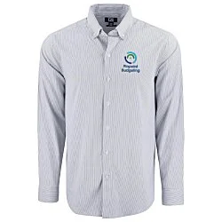 Cutter & Buck Skyline Pinstripe Dress Shirt - Men's