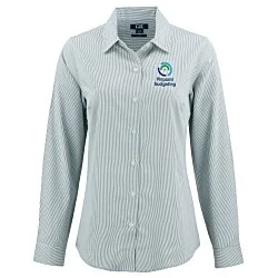 Cutter & Buck Skyline Pinstripe Dress Shirt - Ladies'
