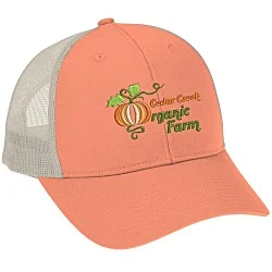 Structured Cotton Twill Trucker Cap - 24 hr