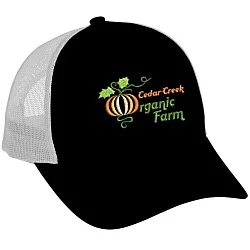 Structured Cotton Twill Trucker Cap - 24 hr