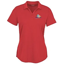 Double-Knit Mini Mesh Polo - Ladies'