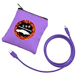 Colorful Charging Cable with Pouch