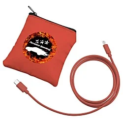 Colorful Charging Cable with Pouch