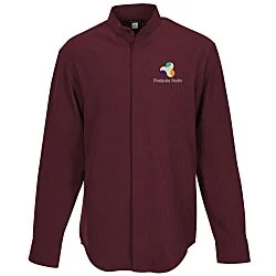 FlexBatiste Banded Collar Shirt - Men's