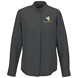 FlexBatiste Banded Collar Shirt - Ladies'