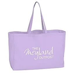 Oversized 10 oz. Colorful Cotton Tote