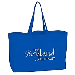 Oversized 10 oz. Colorful Cotton Tote