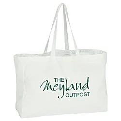 Oversized 10 oz. Colorful Cotton Tote