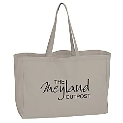 Oversized 10 oz. Colorful Cotton Tote