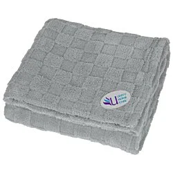 Ultra Plush Checkered Pattern Blanket