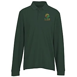 Signature Pique Long Sleeve Polo - Men's