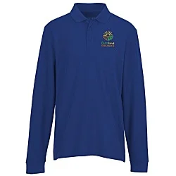 Signature Pique Long Sleeve Polo - Men's