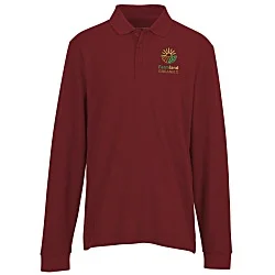 Signature Pique Long Sleeve Polo - Men's