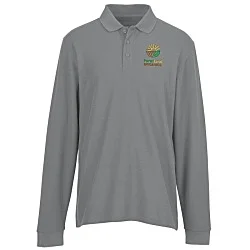 Signature Pique Long Sleeve Polo - Men's
