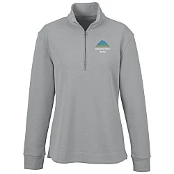 Signature Double Pique 1/4-Zip Pullover - Ladies'