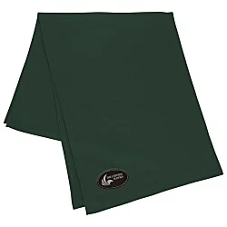 Core Fleece Sweatshirt Blanket - 50" x 60" - Laser Engraved Patch