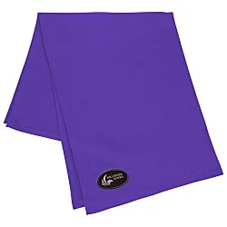 Core Fleece Sweatshirt Blanket - 50" x 60" - Laser Engraved Patch