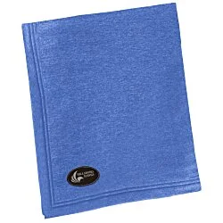 Core Fleece Sweatshirt Blanket - 50" x 60" - Laser Engraved Patch