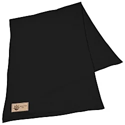 Core Fleece Sweatshirt Blanket - 65" x 80" - Laser Engraved Patch
