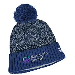 New Era Marled Knit Pom Beanie
