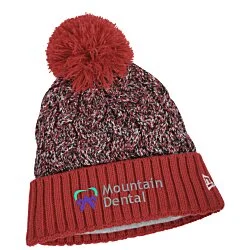 New Era Marled Knit Pom Beanie