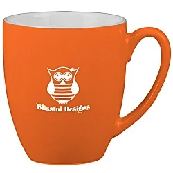 Duo-Tone Bistro Ceramic Mug - 16 oz. - 24 hr