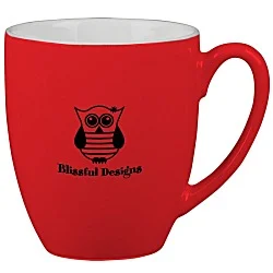 Duo-Tone Bistro Ceramic Mug - 16 oz. - 24 hr