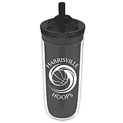 Simone Acrylic Tumbler with Straw - 16 oz.