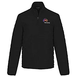 Block Patterned Puffer Jacket - Men's