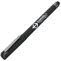 Cali Soft Touch Stylus Gel Pen - Powder Coat - 24 hr