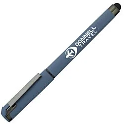 Cali Soft Touch Stylus Gel Pen - Powder Coat - 24 hr